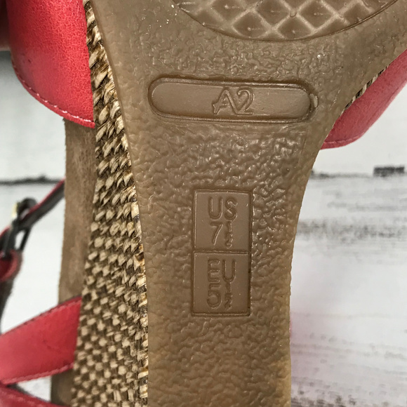 A2 by Aerosoles Coral Wedge Sandals [483s4] - Picture 5 of 5